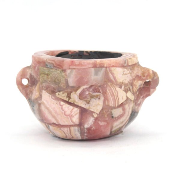 Vasija de Rodocrosita con asas