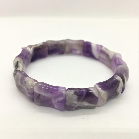 Brazalete de Amatista Tipo Hueso