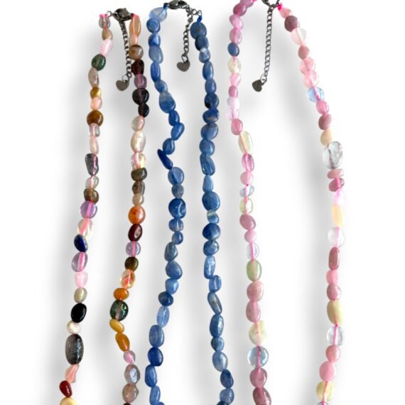 Collares piedras naturales