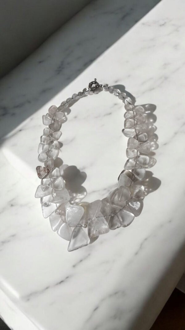 collar Cuarzo Cristal cintemporaneo