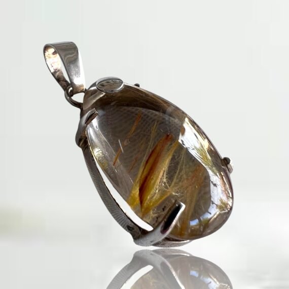 Dije Cuarzo Rutilo con Plata