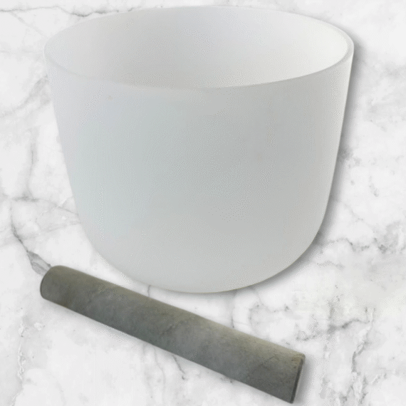 Cuenco de Cuarzo blanco