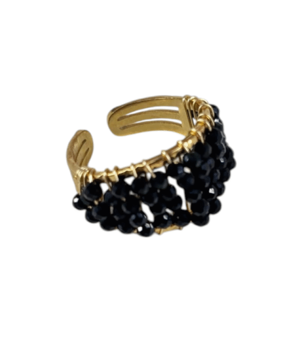 Anillos con chispita de piedras