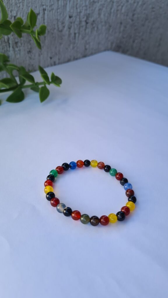 Pulsera Àgata multicolor