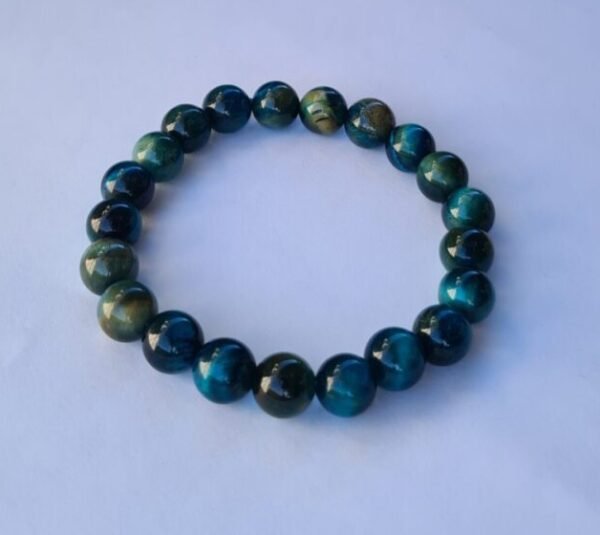 Pulsera de Ojo de Tigre azul o verde
