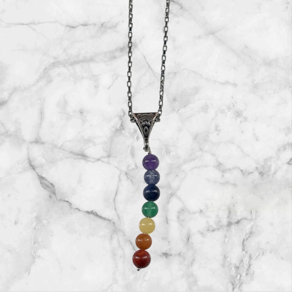 Collar Siete Chakras con piedras naturales
