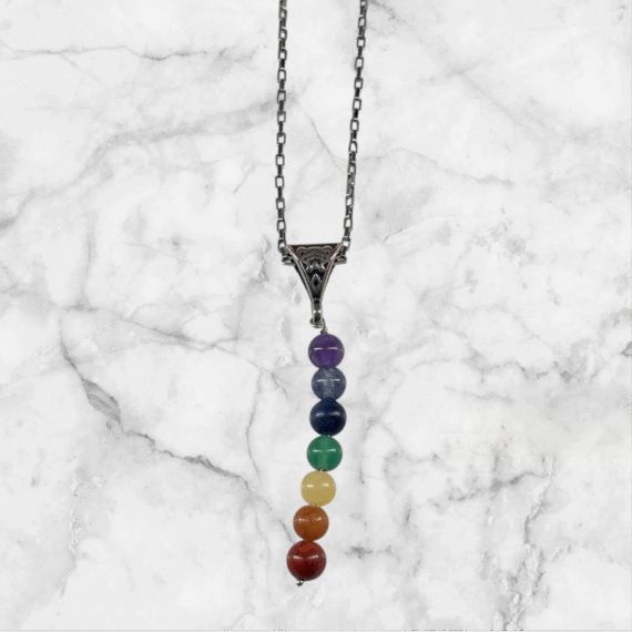 Collar Siete Chakras con piedras naturales
