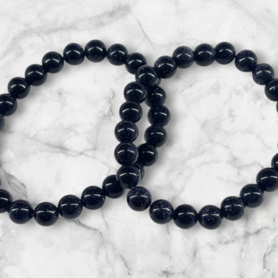 Pulsera Piedra de las Estrellas con bolitas elástizada