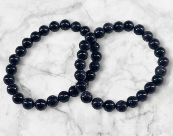 Pulsera Piedra de las Estrellas con bolitas elástizada