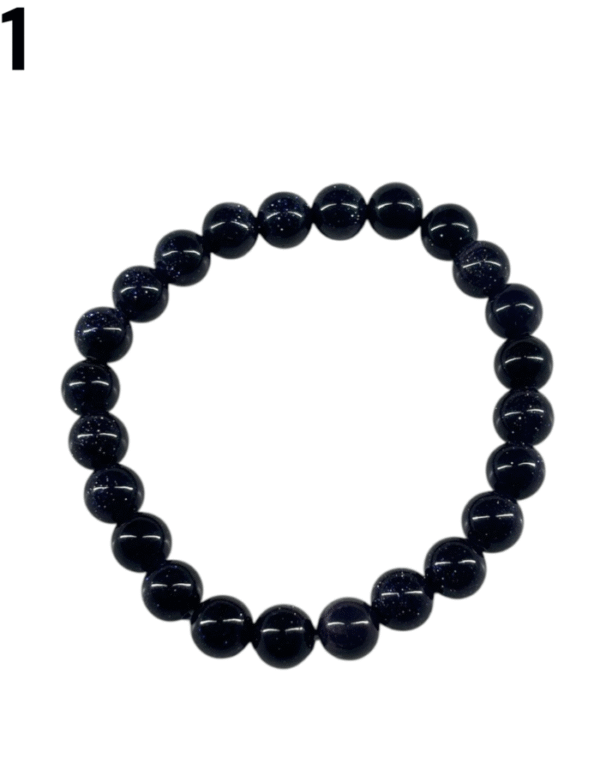 Pulsera Piedra de las Estrellas con bolitas elástizada