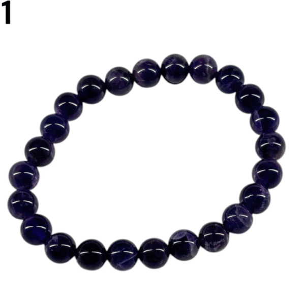 Pulsera de Amatista con bolitas calidad Premium