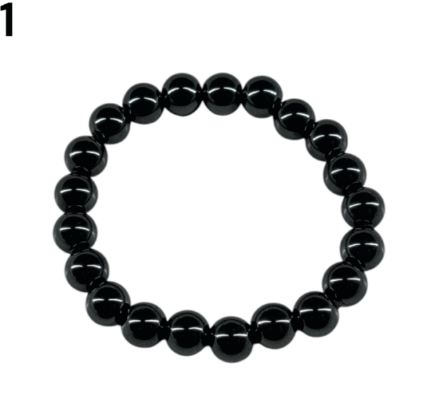 Pulseras de Onix Negro con bolitas