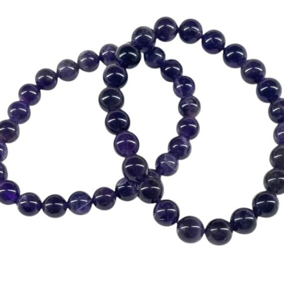 Pulsera con bolitas de Amatista