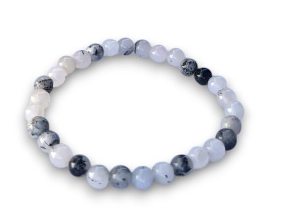 Pulsera de Cuarzo Turmalinado con bolitas