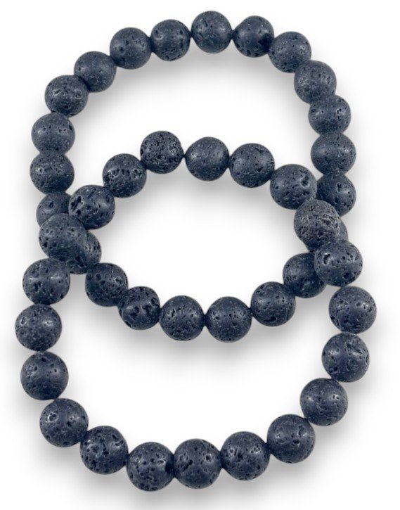 Pulsera de Piedra Volcánica elastizada