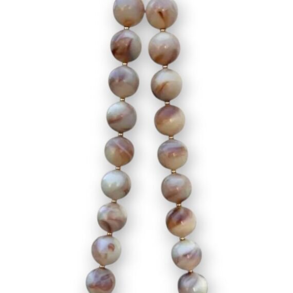 Collares bolones simil piedras