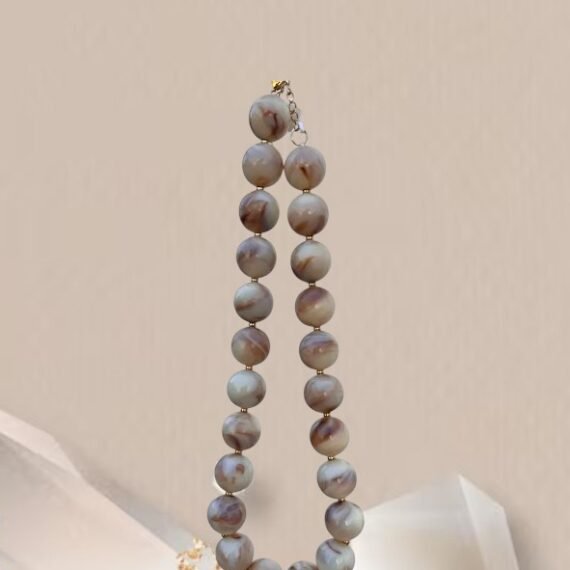 Collares bolones simil piedras