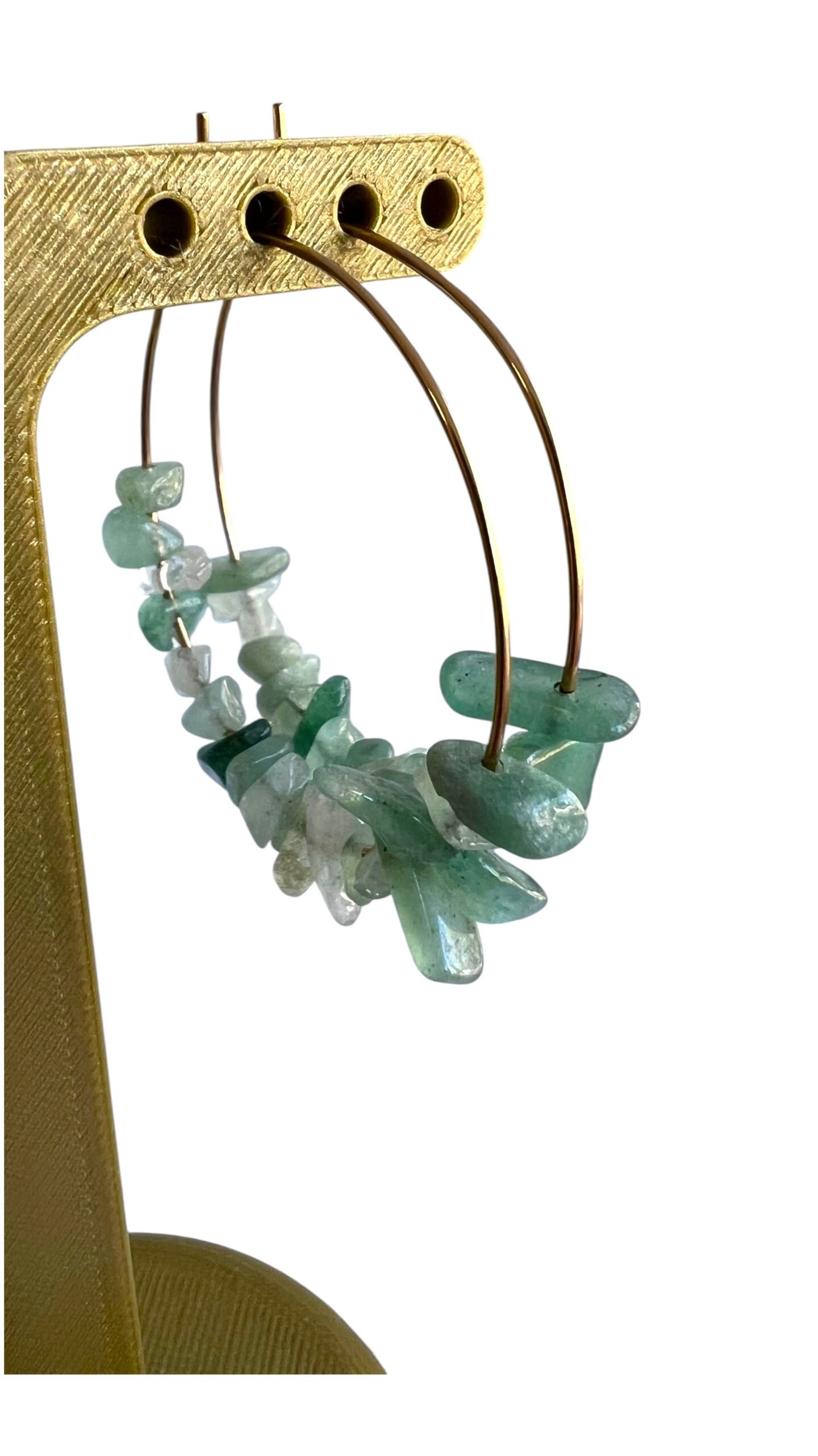 Aros de Cuarzo Verde - Imagen 2