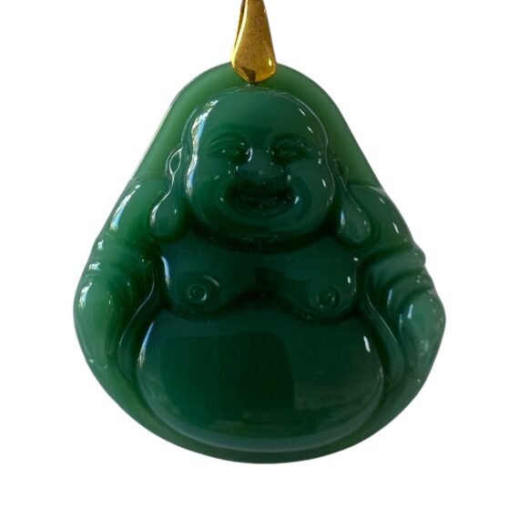 Collar Budda de Cuarzo Verde