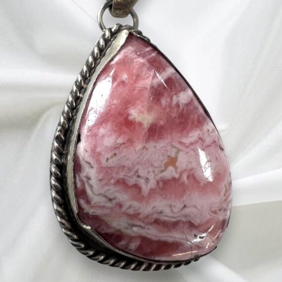 Dije de Rodocrosita Ortiz Con plata Escalada