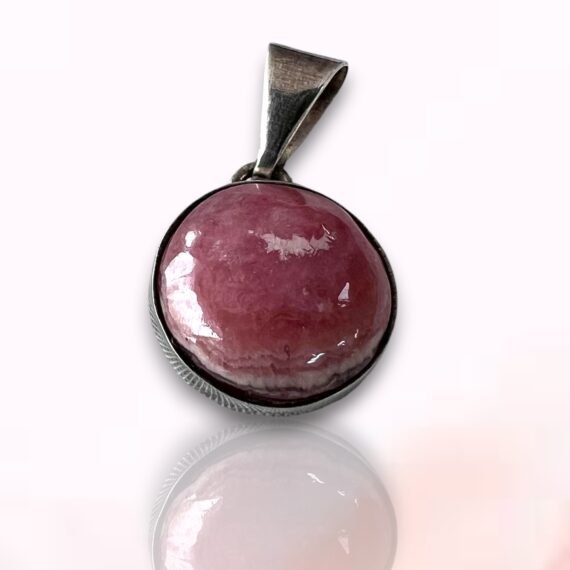 Dije de Rodocrosita con Plata Pequeño