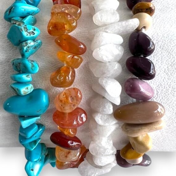 Set Pulseras de Piedras Escallas