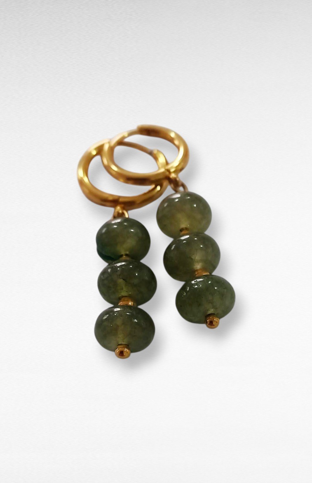 Aros Donitas Colgantes de Piedras Naturales - Imagen 3