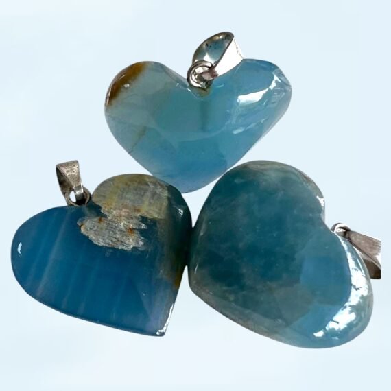 Dije de Corazon Onix Cielo