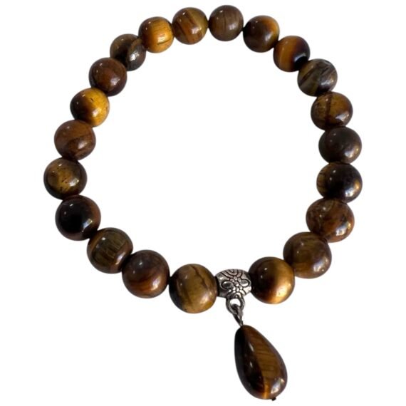 Pulsera Ojo de Tigre con Gota