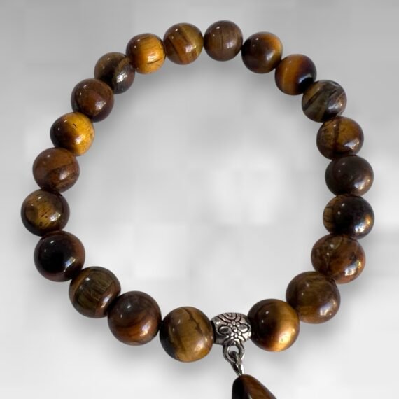 Pulsera Ojo de Tigre con Gota