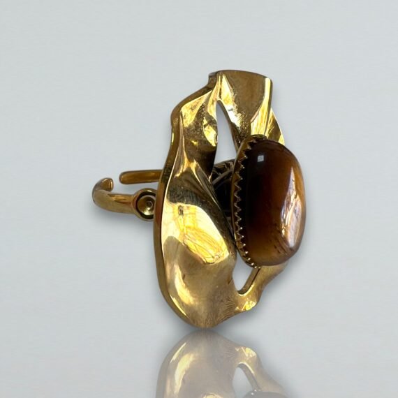 Anillo Golden Ojo de Tigre