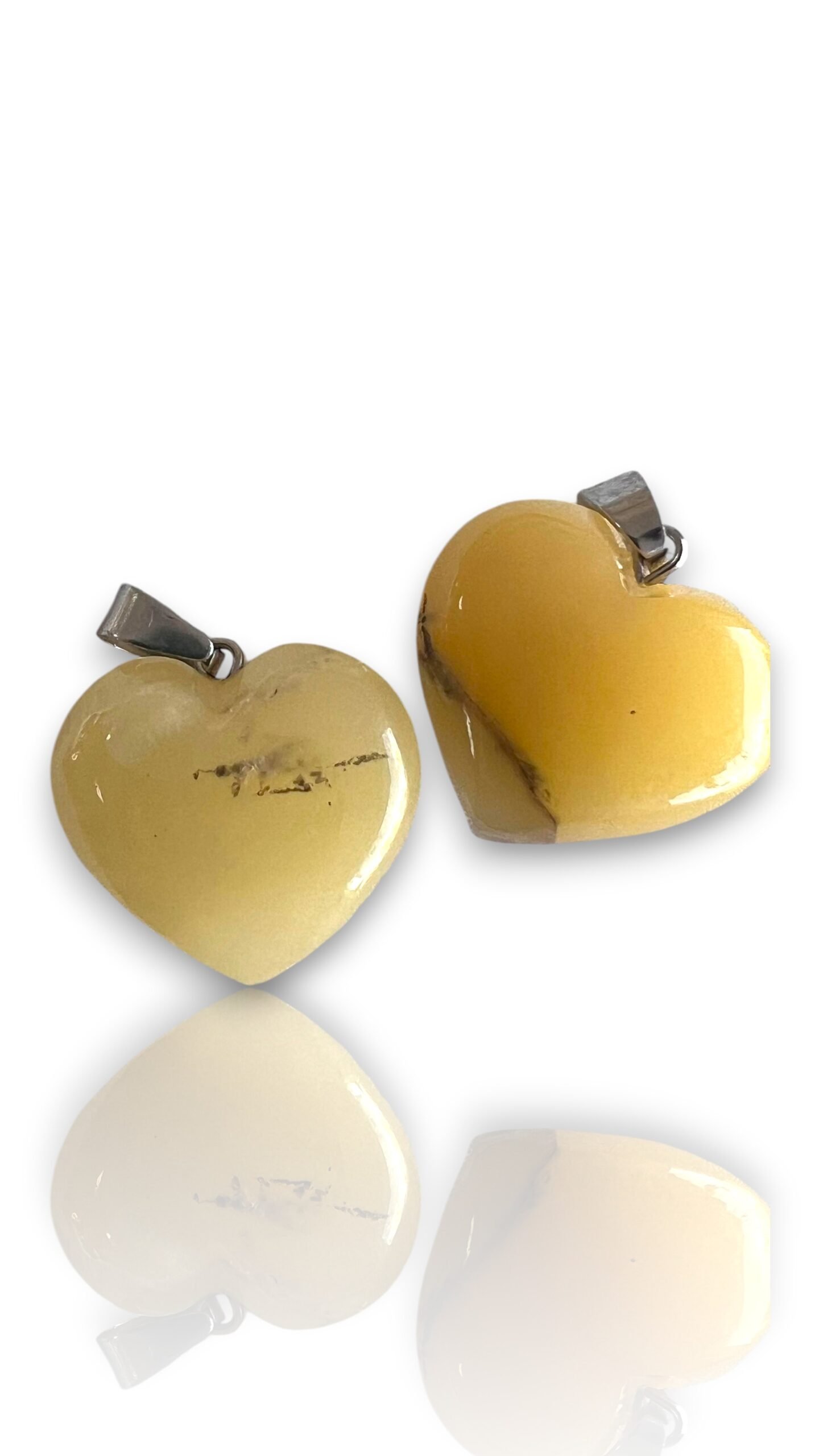 Corazon de Cuarzo Amarillo