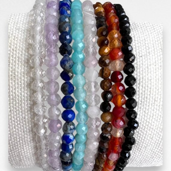 Pulsera Chispitas Piedras Naturales