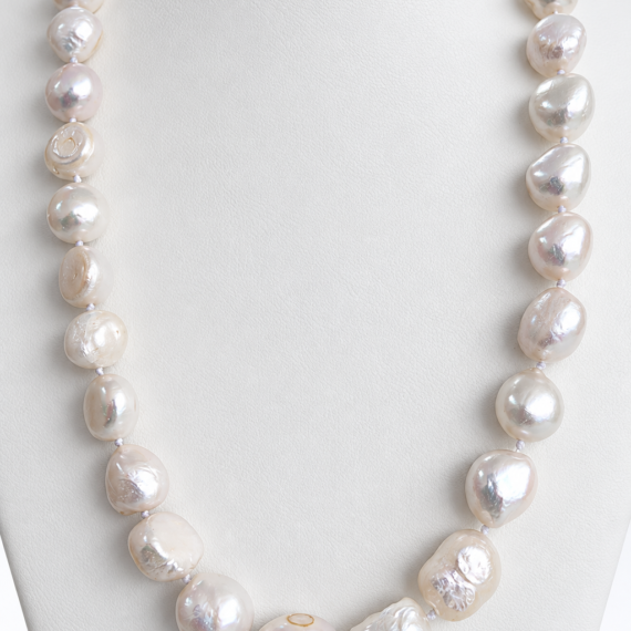 Collar de Perlas Naturales Irregulares