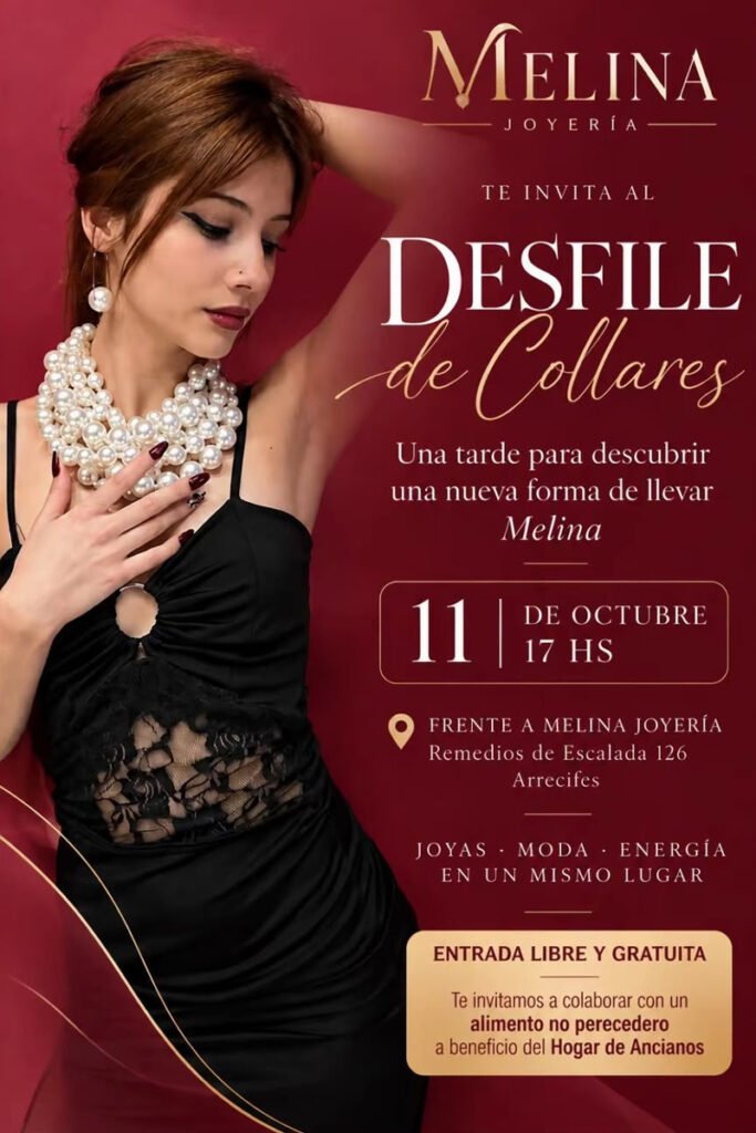 Desfile de Collares en Melina Joyería